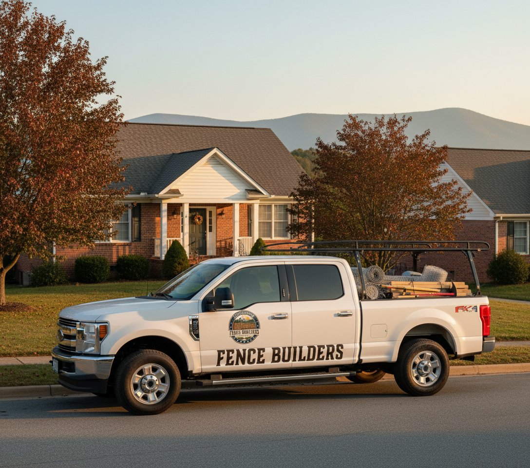 Elizabethton Fence Builders Work Truck