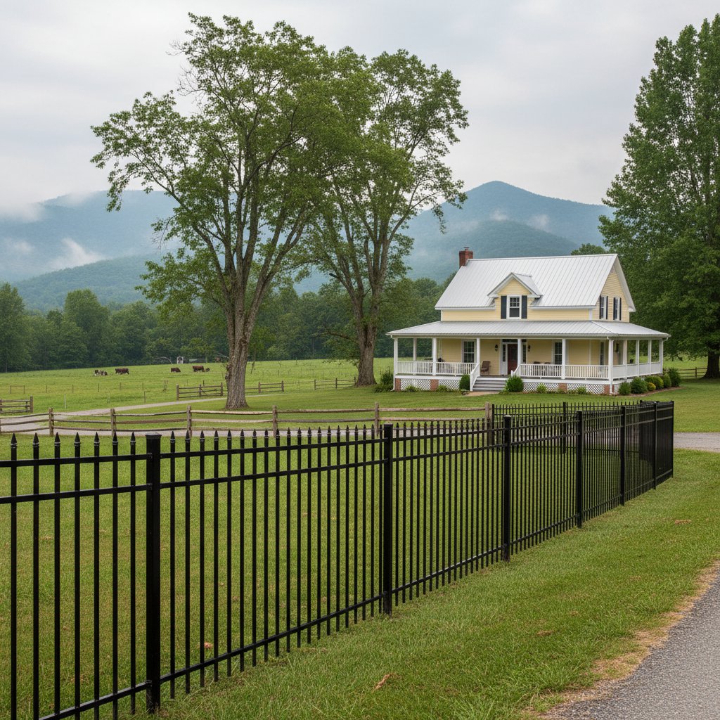 Aluminum Fence Installation in Elizabethton, TN